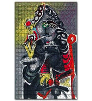 Cakapuzzle The Musketeer by Pablo Picasso Puzzle Yapboz MDF (Ahşap) (500 Parça)