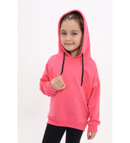Toontoy Kız Çocuk Nakışlı Sweatshirt (Fuşya)