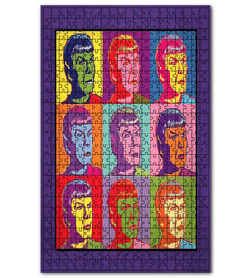 Cakapuzzle Mr. Spock Resimleri Puzzle Yapboz MDF (Ahşap) (500 Parça)