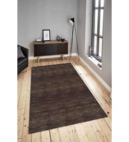 Dijital Baskılı Yıkanabilir Kaymaz Modern Renkli Salon Halısı Mutfak Halısı Yolluk ND-HY-1234 (Kahverengi)