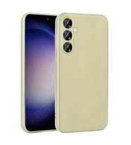 Galaxy S24 Plus Kılıf Kamera Çıkıntılı Soft Silikon (Gold)