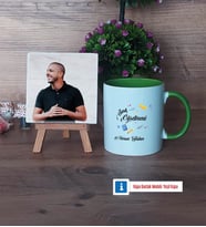Sınıf Öğretmeni Fotoğraflı Dekoratif Taş, Kupa Bardak Beyaz Hediye Öğretmenler Günü Hediyesi (Model 14)