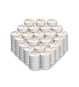 11 gram 100'lü Uzun Yanma Tealight Mum Beyaz 3,8 Cm 100'lü Paket Kokusuz Söz Nişan Kına Buhardanlık (Beyaz)