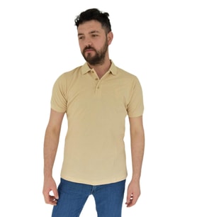 Erkek Polo Yaka Tişört 2350 BGL-ST02814 (Taş)