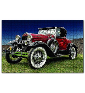 Cakapuzzle  Klasik Ford A Görseli  Puzzle Yapboz MDF (Ahşap) (1000 Parça)
