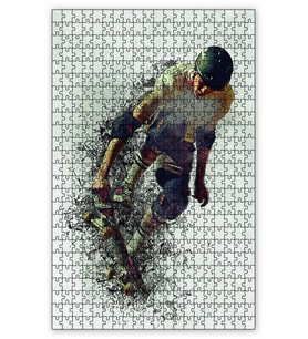 Cakapuzzle Kaykaycı Puzzle Yapboz MDF (Ahşap) (500 Parça)