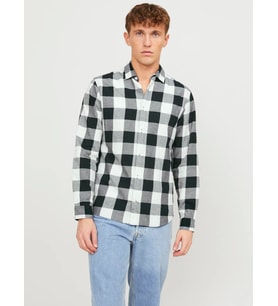 Jack & Jones Jjegingham Twill Erkek Gömlek (Beyaz)