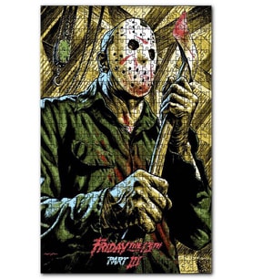 Cakapuzzle 13. Cuma Baskılı Film Afişi Görseli Puzzle Yapboz MDF (Ahşap) (500 Parça)