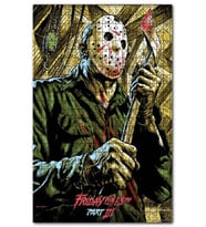 Cakapuzzle 13. Cuma Baskılı Film Afişi Görseli Puzzle Yapboz MDF (Ahşap) (500 Parça)