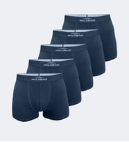Malabadi 5 Li Paket Erkek Pamuklu Boxer 5M075 (Füme)