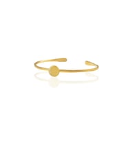 Kadir Jewellery Zirkon Taşlı Ayarlanabilir 22 Ayar Altın Kaplama Bilezik (Sarı)