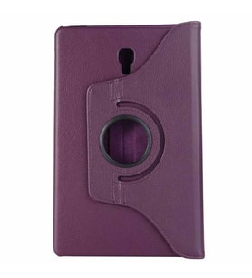 Samsung Galaxy Tab A 10.5 T590 T595 T597 Kılıf 360 Dönebilen Standlı Case (Mor)