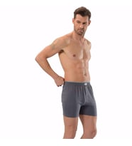 Jiber Havlu Kemer Penye Boxer 3'lü - 127 (Füme)