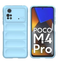 Microsonic Xiaomi Poco M4 Pro 4G Kılıf Oslo Prime Yeşil (Mavi)