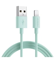 Joyroom İphone USB Renkli Yanmaz Silikon Data Şarj Kablosu