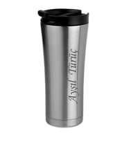 İSME ÖZEL TERMOS BARDAK MUG 500 ML ( SIZDIRMAZ KAPAK , ÇİFT KATMANLI PASLANMAZ ÇELİK ) (Metal)