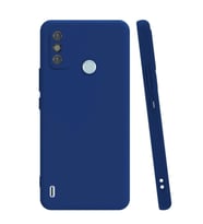 Tecno Spark 6 Go Kılıf Kamera Korumalı Silikon Rubber Arka Kapak (Lacivert)