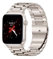 Apple Watch 42mm 44mm 45mm Watch Seri 3 4 5 6 7 Se Uyumlu Ironweft Döküm Çelik Metal Kordon (Günışığı)