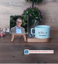 Doktora Hediye Fotoğraflı Dekoratif Taş, Kupa Bardak Beyaz Hediye Tıp Bayramı Hediyesi (Model 8)