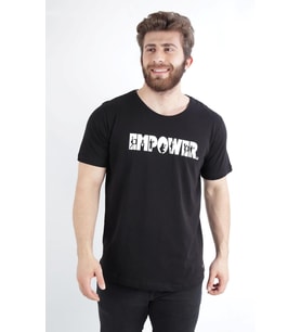 ALEXANDERGARDI BASKILI REGULAR FİT T-SHIRT (E20-610600) (Siyah)