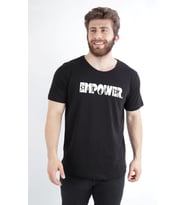 ALEXANDERGARDI BASKILI REGULAR FİT T-SHIRT (E20-610600) (Siyah)