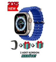 Akıllı Saat Watch ULTRA2 49MM Kordon Hediyeli - Son Versiyon (Mavi)
