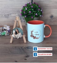 Doğum Günü Hediyesi İsme Özel Kupa Bardak Beyaz ve Fotoğraflı Ahşap Anahtarlık Hediye (Model 13)