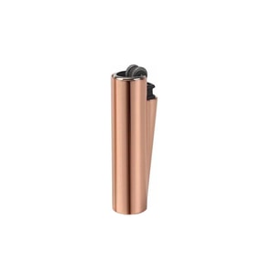 Metal Kılıflı Clipper İnce Çakmak (Rose)