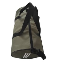 SEVBAGS 600 DENYE ÇİZGİLİ SİLİNDİR SPOR ÇANTASI (Haki)