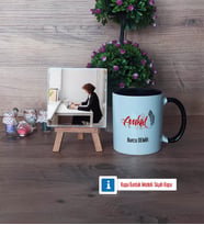 Avukat Fotoğraflı Dekoratif Taş, Kupa Bardak Beyaz Hediye (Model 11)