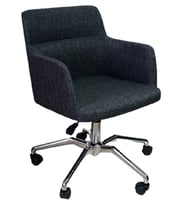 Büro Sandalyesi Çalışma Sandalyesi Örümcek Yıldız Ayaklı (Füme)