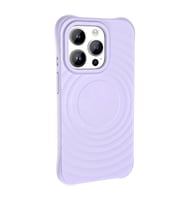 iPhone 14 Pro Magsafe Şarj Özellikli Airbagli Mat Görünümlü Hepi Kılıf (Lila)