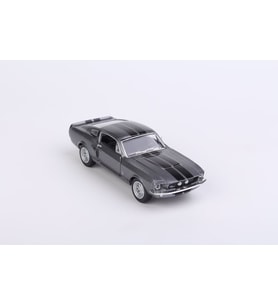 Kinsmart 1967 Shelby Gt500  1:38 Çek Bırak Model Araba (Gri)