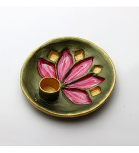Lotus Seramik Tütsülük (Ceviz)