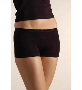 JOJOBOY POLO BAYAN BAMBOO PAÇALI KÜLOT 2 Lİ (Siyah)