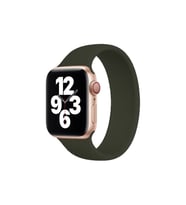 BİPOWER Apple Watch 42-44mm KRD18 Silikon Solo Kordon L Beden (Petrol Yeşili)