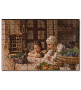 Cakapuzzle Game of Thrones Yavru Ejderhalar Puzzle Yapboz MDF (Ahşap) (1000 Parça)