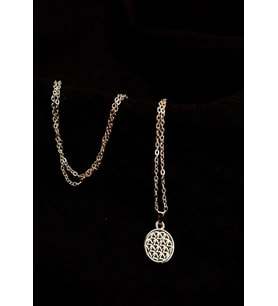juarmi MARK YAŞAM ÇİÇEĞİ KOLYE (Gold)