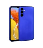 Vendas Samsung M14 Uyumlu Premier Soft Serisi Rubber Yumuşak Silikon Kılıf (SAKS MAVI)