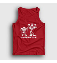 Presmono Unisex Haki Sans Papyrus Undertale Atlet 32312tt (Kırmızı)