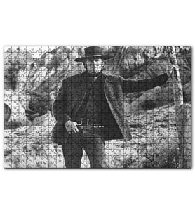 Cakapuzzle Clint Eastwood Bela Arayan Adam Filmi Görseli  Puzzle Yapboz MDF (Ahşap) (1000 Parça)