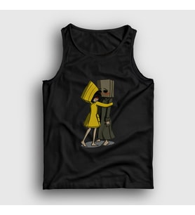 Presmono Unisex Sarı Hug Little Nightmares Atlet 159751tt (Siyah)