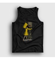 Presmono Unisex Sarı Hug Little Nightmares Atlet 159751tt (Siyah)