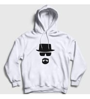 Presmono Unisex Gri Silhouette Breaking Bad Kapüşonlu Sweatshirt 185618tt (Beyaz)