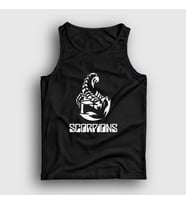 Presmono Unisex Sarı Logo Scorpions Atlet 109293tt (Siyah)