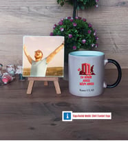 Asker Hediyesi Fotoğraflı Dekoratif Taş, Kupa Bardak Beyaz Hediye (Model 9)