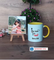 Harika Anne Fotoğraflı Dekoratif Taş, Kupa Bardak Beyaz Hediye (Model 7)