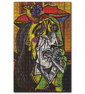 Cakapuzzle The Weeping Woman, 1937 by Pablo Picasso Puzzle Yapboz MDF (Ahşap) (1000 Parça)