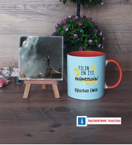 Mühendisler Günü Hediyesi Fotoğraflı Dekoratif Taş, Kupa Bardak Beyaz Hediye (Model 13)