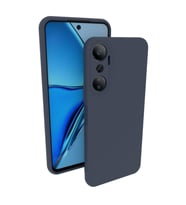 Infinix Hot 20 Kılıf Kamera Korumalı Silikon Rubber Arka Kapak (Lacivert)